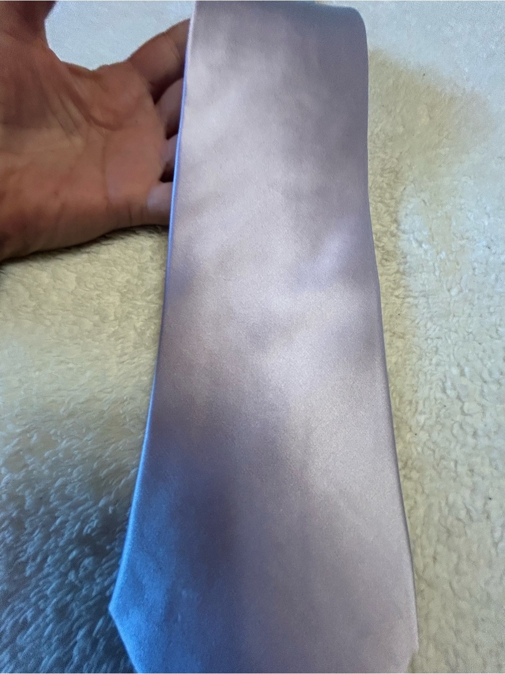 🎁3 for $30 - Lavender Necktie - Classic Solid Style